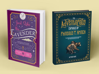 Retro Vintage Style Children's book cover designed for a client.