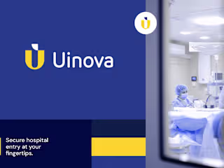 Uinova Healthcare Logo - Modern Medical Brand Identity
