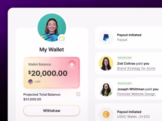 Contra transaction log & wallet