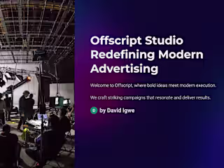 Ad Agency Pitch deck