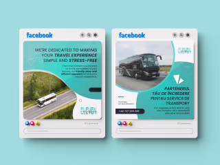 Social Media  Design - Transport Company