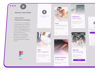 Secure Your Data - Case Study & Interactive Prototyping