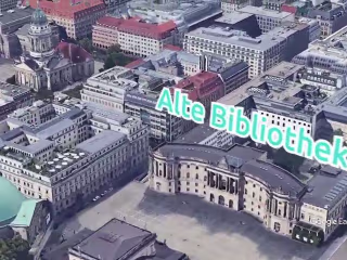 Videos with mapped routes on the maps (2d/3d)