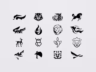 Negative Space Animals
