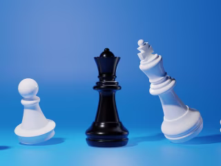 3d chess model render. 