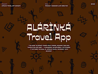 African Travel App Concept (Alarinka)