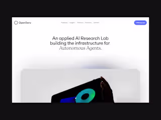 New OpenServ AI - Framer Development