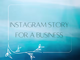 Instagram Story for a Business