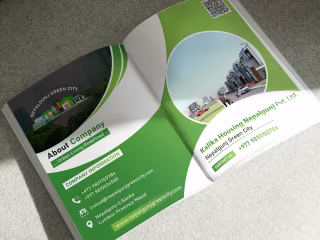 Brochure Design for Nepalgunj Green City on Behance