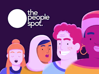  Illustrations for 'The People Spot' app 