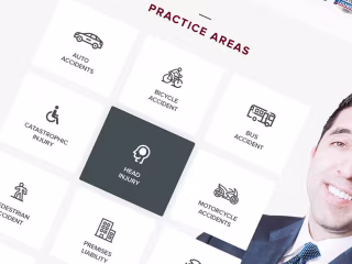 Web Design Concept for Law Firm 