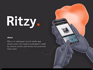 Ritzy - A Wallpaper Social Media App :: Behance