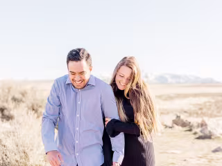 Fun and Sweet Engagement at Antelope Island - Popped Blog