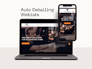 Modern Auto Detailing Website