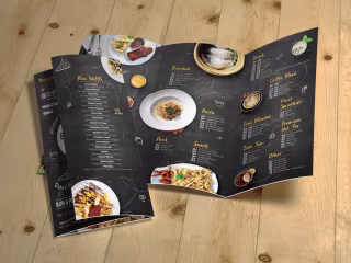 Multiple Cafe Menu Design