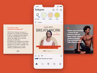 Glo Yoga Social Media Design