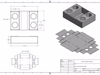  CAD drawing for food and beverage