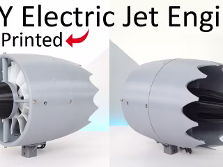 How I have made an Electric Jet Engine | 120 mm diameter | 3D p…
