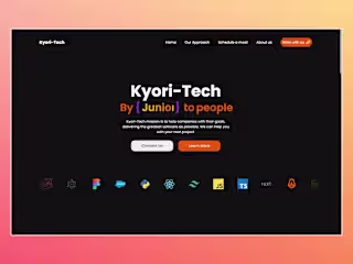 Kyori-Tech - Development web and mobile