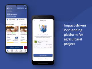 Impact-driven P2P lending for agricultural project mobile app