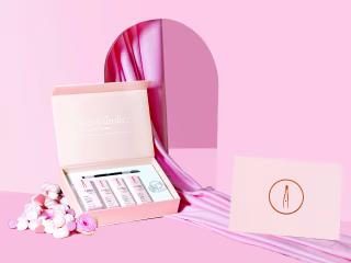 Pinky sweet campaign for Brow cosmetics