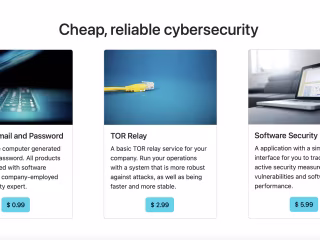 Cybersecurity Landing Page