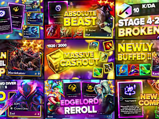 TFT Teamfight Tactics Thumbnails Design