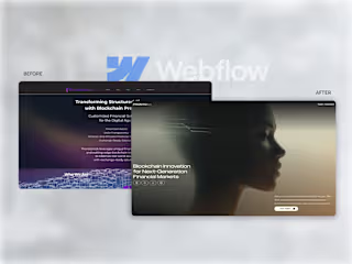 Webflow Block Chain Design, Development, & MidJourney