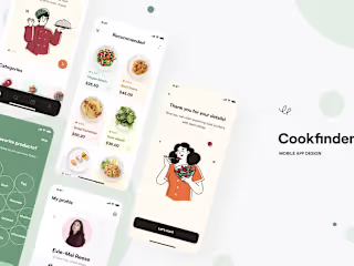 Cook Finder | Mobile app design