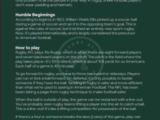 Rugby ATL | Media Kit Writing + Pitching