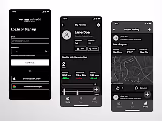 We Run Nairobi mobile app