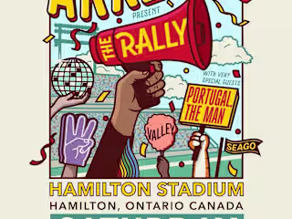 The  Arkells "The Rally" 2025 Poster Design