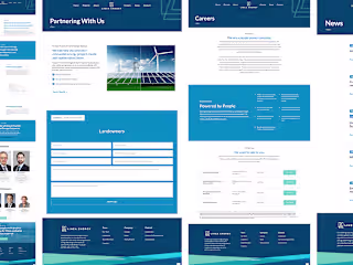 Linea Energy Website - Webflow