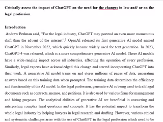 Research work