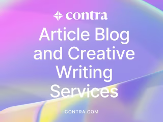 Article, Blog, and Creative Writing Services