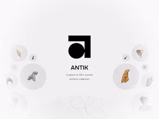 Web Design + Brand for Antik UI Collection