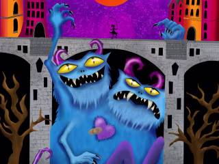 Illustration Project for a Dark Whimsical Book