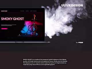 Hookah website design and development