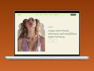 Serene Web Design for a Yoga & Wellness Studio