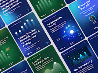 Professional carousel design for B2B (Linkedin & Instagram)