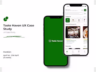 Taste Haven UX case Study
