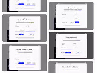 Custom E commerce Calculator | LTV + AOV + Storefront Revenue