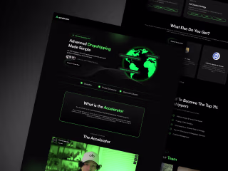Junglabs - theaccelerator website Design in framer