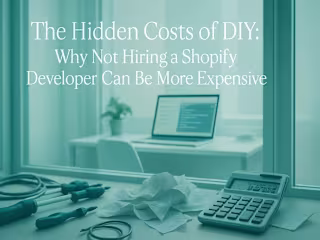The Hidden Costs of DIY: Why Not Hiring a Shopify Developer Can Be More Expensive