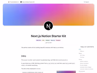 Blog Website with CMS Features using Notion API