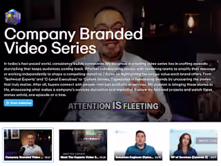 Company Branded Video Series