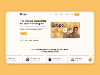 Grupo | UI/UX Design & Webflow Development