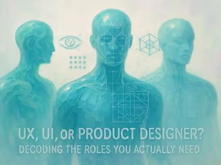 UX, UI, or Product Designer? Decoding the Roles You Actually Need