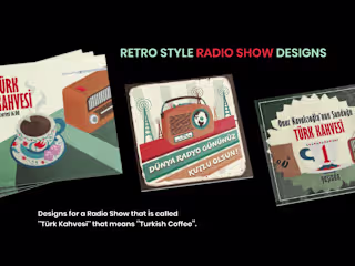 RETRO STYLE RADIO SHOW DESIGNS
