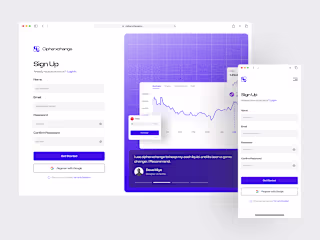 Sign Up Page - Cipherxchange UI :: Behance